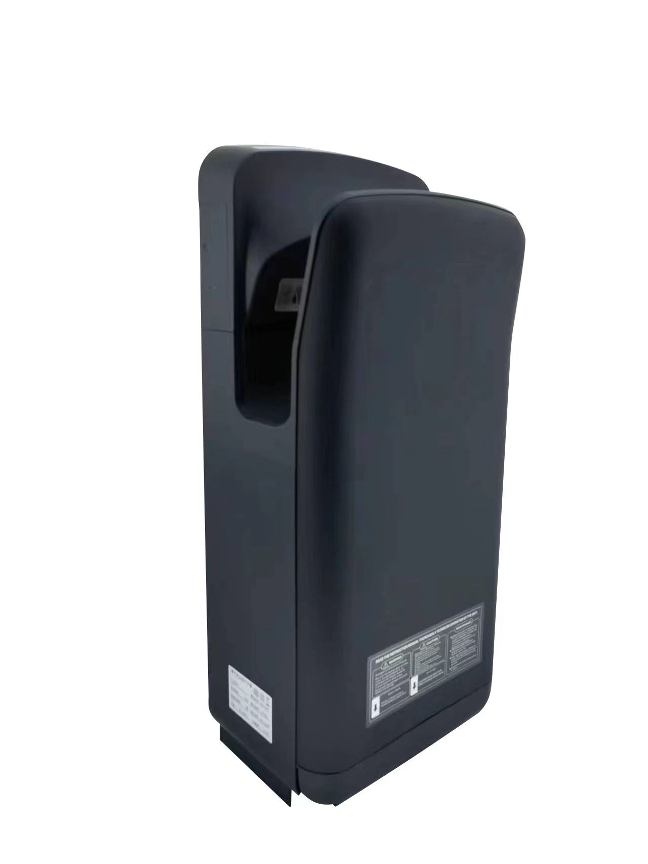 Сушарка для рук чорний пластик Power High Airflow PW-70-1 Black